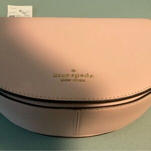 New Kate Spade Crescent Pink Flap Crossbody Bag